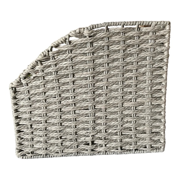 Set of 3 Grey Wicker Storage Baskets - Picture 3 of 7